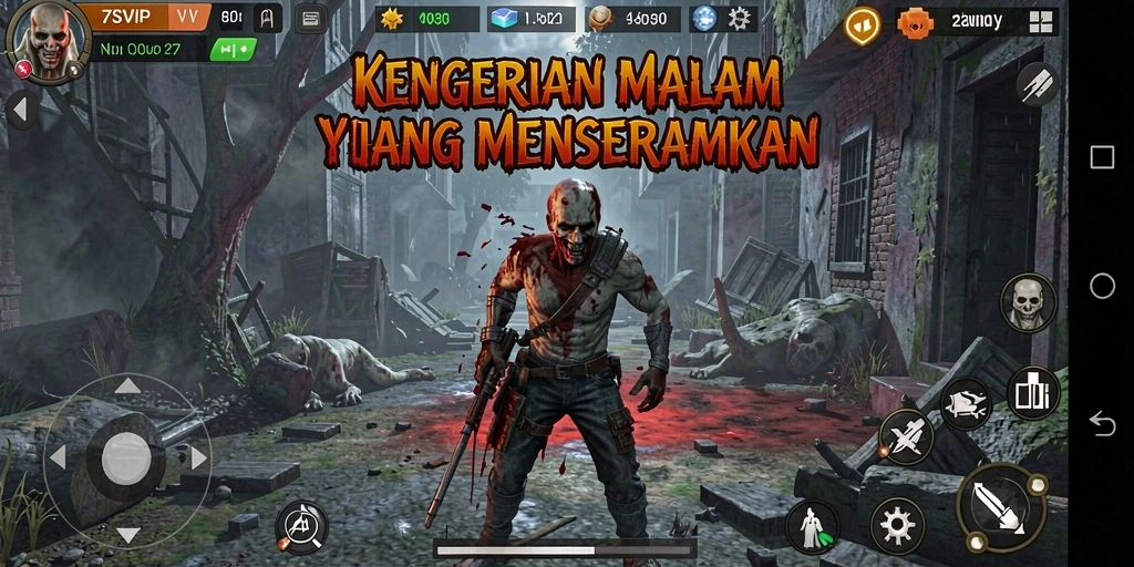 Screenshot dari gameplay menakutkan di 7SVIP.