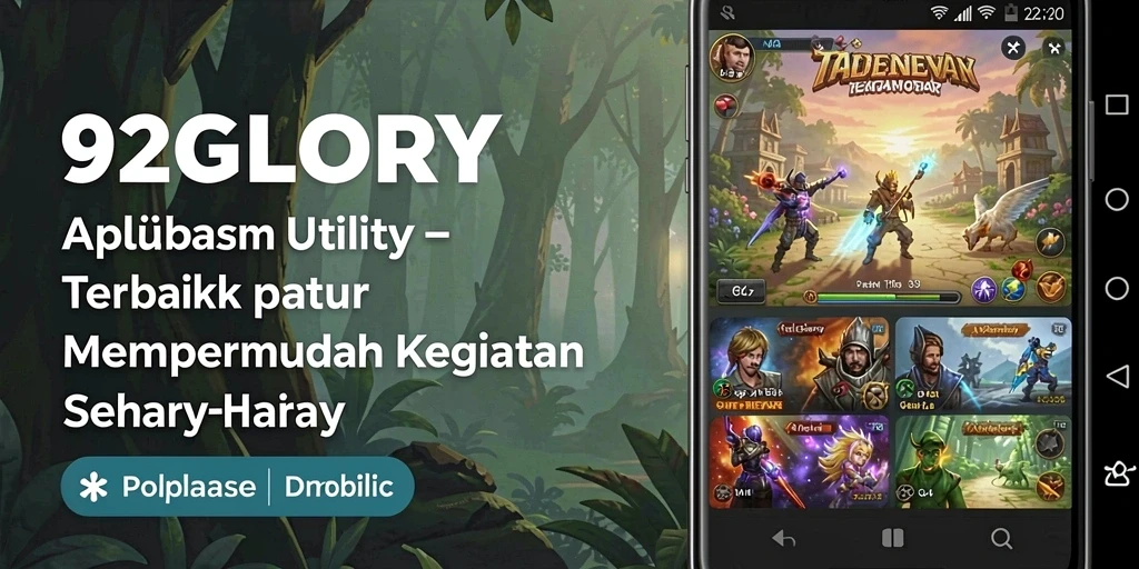 Tampilan antarmuka intuitif 92GLORY yang mempermudah pengguna.