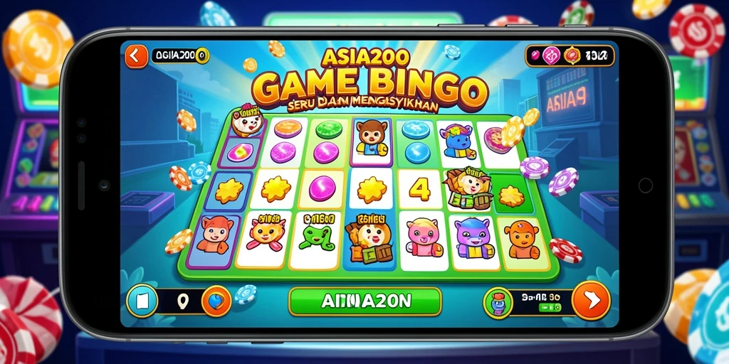 Tampilan gameplay seru dari ASIA200 dengan fitur Bingo yang menarik.