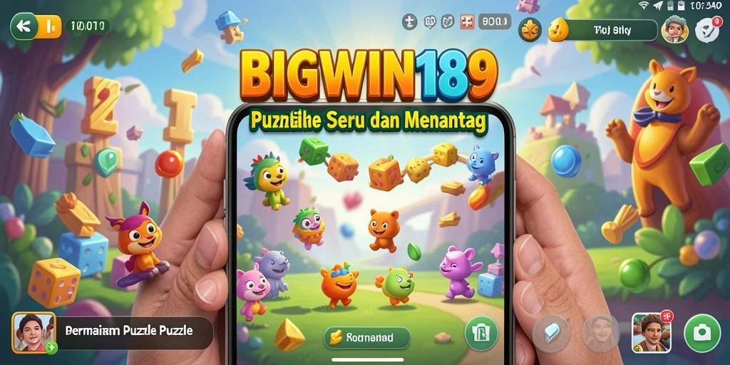 Tampilan gameplay seru dari game Puzzle BIGWIN189.