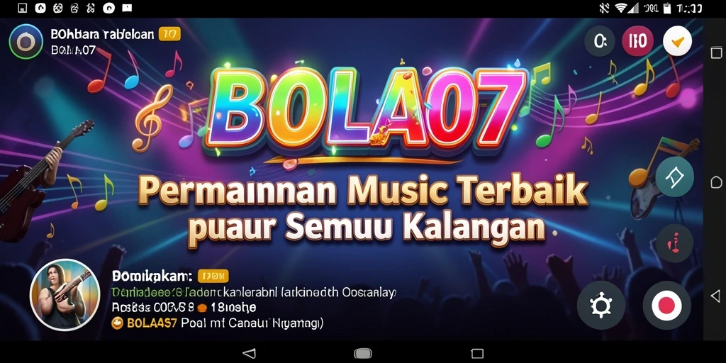 Tampilan gameplay BOLA07 yang seru dan interaktif.