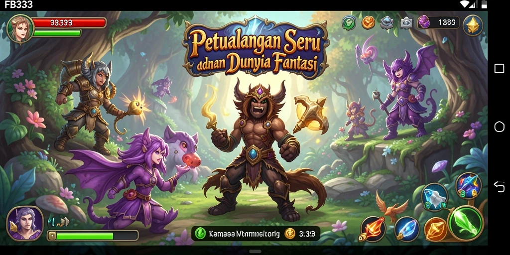 Gameplay seru dalam dunia petualangan fantastis FB333.