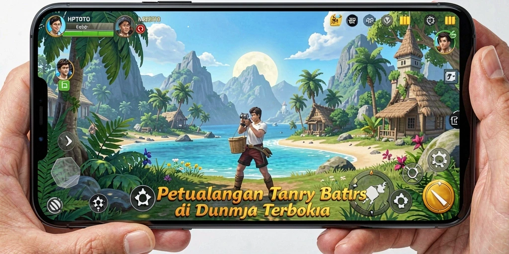 Tampilan gameplay HPTOTO yang menawan di dunia terbuka.
