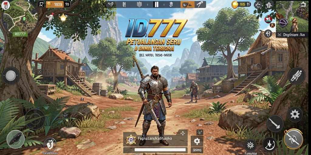 Screenshot gameplay ID777 menampilkan aksi seru di dunia terbuka.