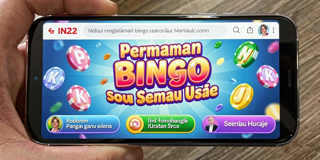 Tampilkan gambar gameplay Bingo yang seru dan interaktif.