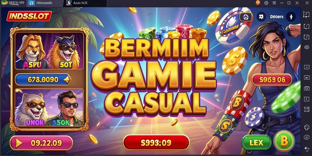 Tampilan gameplay INDSLOT yang seru dan menghibur.