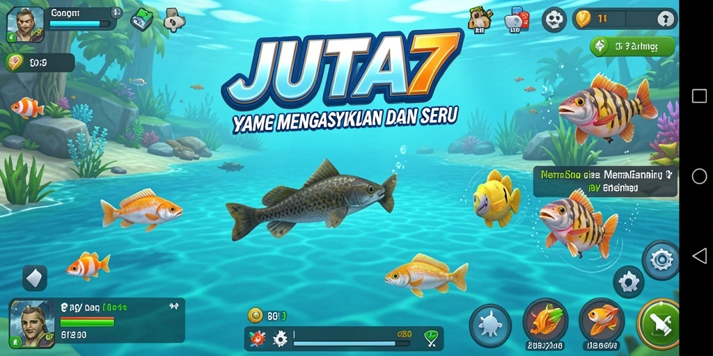 Tangkapan ikan yang spektakuler di dalam game JUTA7.