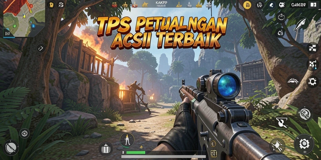 Tampilan gameplay KAKRP yang mendebarkan dan penuh aksi.