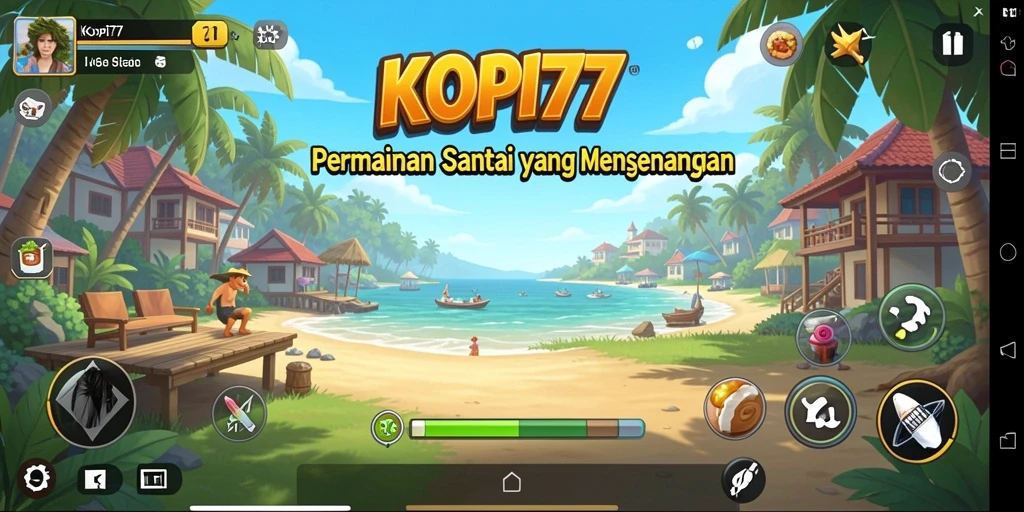 Tampilan gameplay KOPI77 yang seru dan menghibur.