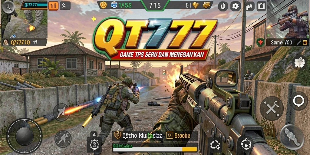 Tangkapan layar gameplay QT777 yang penuh aksi dan menegangkan.