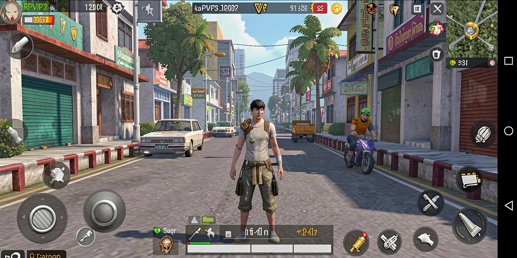 Tampilan menarik dari gameplay RPVIP3 dalam simulasi kehidupan virtual.