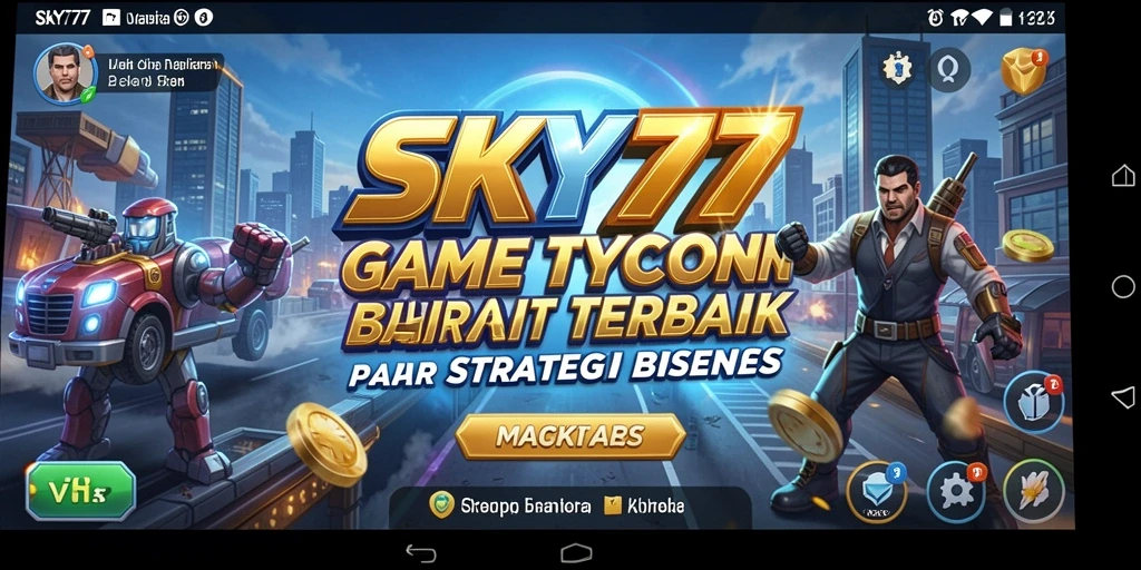 Tangkapan layar utama SKY77 menampilkan aksi permainan Tycoon yang mendebarkan.
