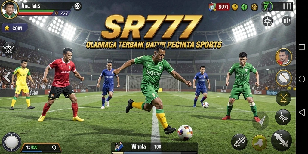 Menampilkan gameplay seru dari SR777 dengan aksi olahraga intens.
