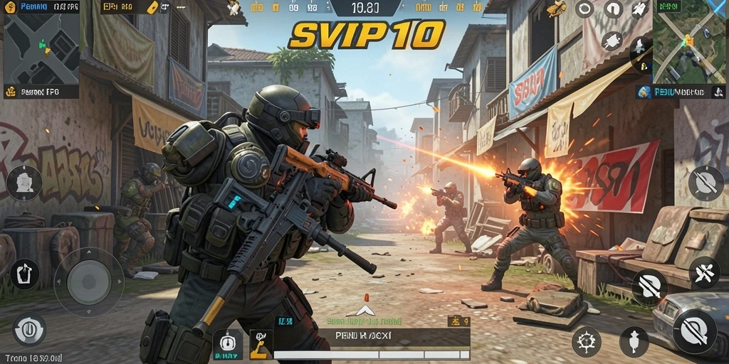 Tampilan menegangkan dari gameplay SVIP10 yang memikat.