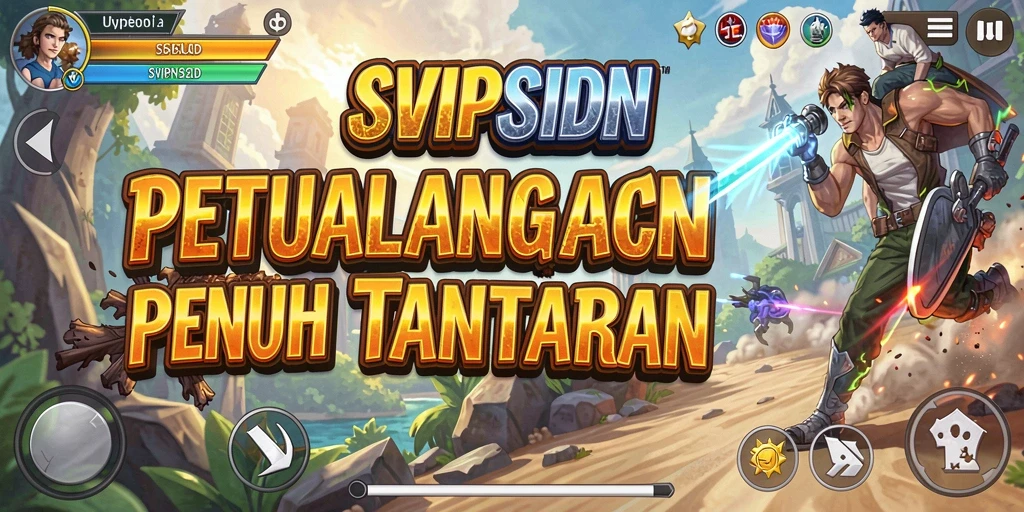 Tampilan mendebarkan dari gameplay SVIPSIDN yang penuh aksi.
