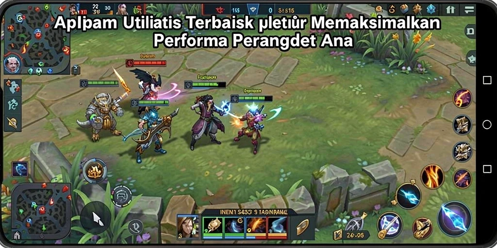 Tampilan antarmuka V21 yang intuitif dan mudah digunakan.